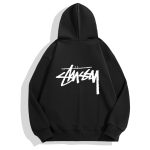 Stussy Hoodie Ash Cotton Fleece Winter