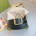 Gucci Leather Belt Black
