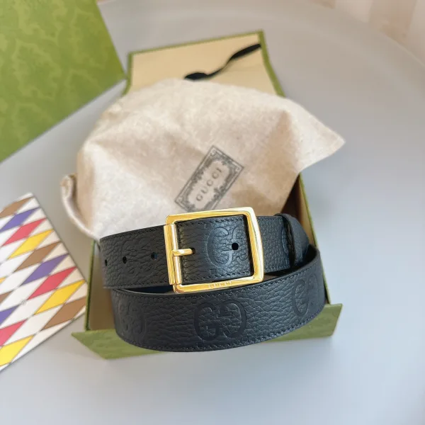 Gucci Leather Belt Black