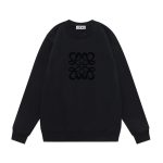 Loewe Hoodie Black Cotton Autumn Winter