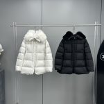 Moncler Down Jacket Black Goose Polyester