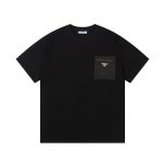 Prada Brick Short-Sleeved T-Shirt For Spring