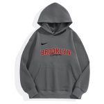 Nike Hoodie Ash Cotton Fleece Winter