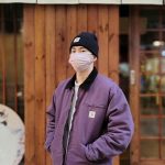 Carhart Cotton-Padded Coat Red Cotton