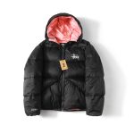 Stussy Down Jacket Red Duck Autumn Winter