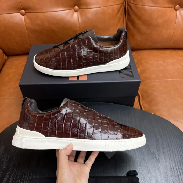 Zegna Cowhide Casual Shoes