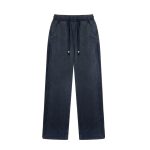Chrome Hearts Straight-Leg Pants Red Cotton Pure Easy To Match Patch