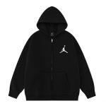 Jordan Jacket Black Cotton Silk Silky Smooth Easy To Match Spring Autumn