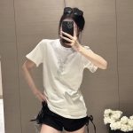Saint Laurent Cotton Short Sleeves For Early Spring