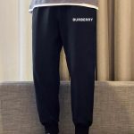 Burberry Casual Pants Ash Fleece Fabric Suitable For All Body Types Winter
