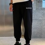 Balenciaga Casual Pants Red Cotton Suitable For All Body Types Spring Autumn