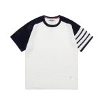 Thom Browne Knit Fabric Short-Sleeved Shirts For Spring