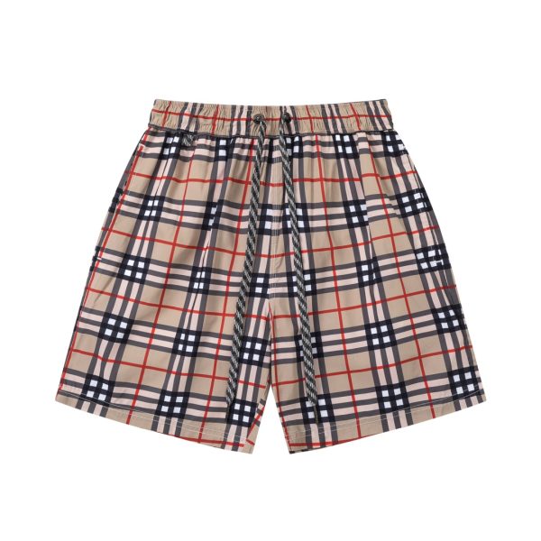 Burberry Shorts Polyester Fiber Mesh Quick-Drying Summer Side Pockets
