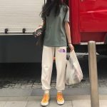 The North Face Casual Pants Purple Cotton Suitable For All Body Types Spring Autumn