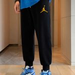 Jordan Casual Pants Ash Fleece Fabric Suitable For All Body Types Winter