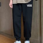 Vans Casual Pants Ash Fleece Fabric Suitable For All Body Types Winter