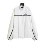Balenciaga Jacket Red Polyester Mesh Patch