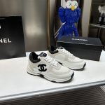 Chanel Sneakers Red Suede Mesh Pu Outsole Tpu Running Spring Early Breathable Patch