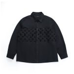 Louis Vuitton Shirt Red Cotton Poplin Summer Patch