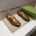 Gucci Leather Shoes Color Cowhide Patch