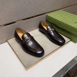 Gucci Leather Shoes Color Cowhide Patch
