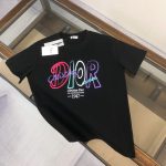 Dior Short-Sleeved T-Shirt Ash Cotton Pure Spring Summer