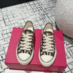 Valentino Sneakers Red Suede Rubber