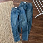 Levi'S Jeans Red Denim Leather Patch