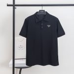 Prada Cotton Short-Sleeved Polo Shirt