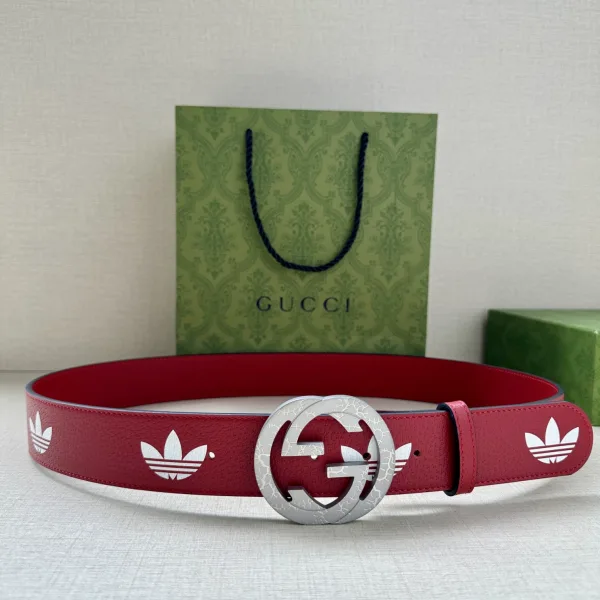 Gucci Leather Belt Red