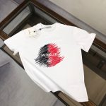Monk Short-Sleeved T-Shirt Ash Cotton Pure Slim Fit