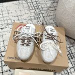 New Balance Flat Shoes Red Suede