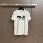 Moncler Short-Sleeved T-Shirt Color Cotton Pure Mesh