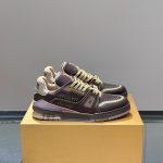 Louis Vuitton Sneakers Red Rubber Outsole