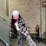 Stussy Shirts Red Velvet Flannel Autumn Winter Early Patch