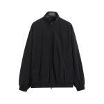 Balenciaga Jacket Red Polyester Mesh Relaxed Silhouette Zippered Pocket