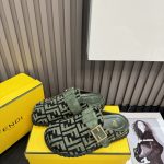 Fendi Flat Bottoms Genuine Leather Winter