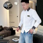 Fendi Long-Sleeved Shirt Red Cotton Autumn