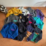 Patagonia Outerwear Red Wool Polyester Nylon Spandex Fleece Patch