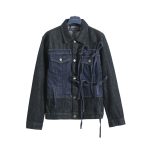 Louis Vuitton Jacket Red Lace Denim 3D Pocket