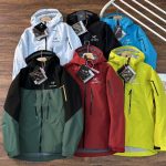 Archaeopteryx Jacket Red Gore-Tex Rayon Spring Embroidery Zippered Pocket