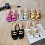 Gucci Pig Nose Flat Sandals Ash