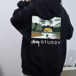 Stussy Hoodies Black Cotton Fleece Winter
