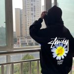 Stussy Hoodies Black Cotton Fleece Winter