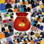 Nike Hat Red Silk Cashmere Mohair Down Lace Autumn Winter