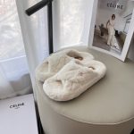 Celine Shoe Cabinet Ash Wool Street Style Autumn Winter