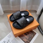 Louis Vuitton Slippers Ash Genuine Leather