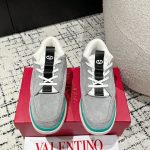 Valentino Sneakers Top-Grain Cowhide Mesh Rubber Breathable