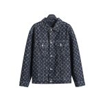 Louis Vuitton Jacket Red Jacquard Denim
