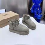 Ugg Snow Boots Red Eva Sheepskin Winter